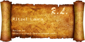 Ritzel Laura névjegykártya